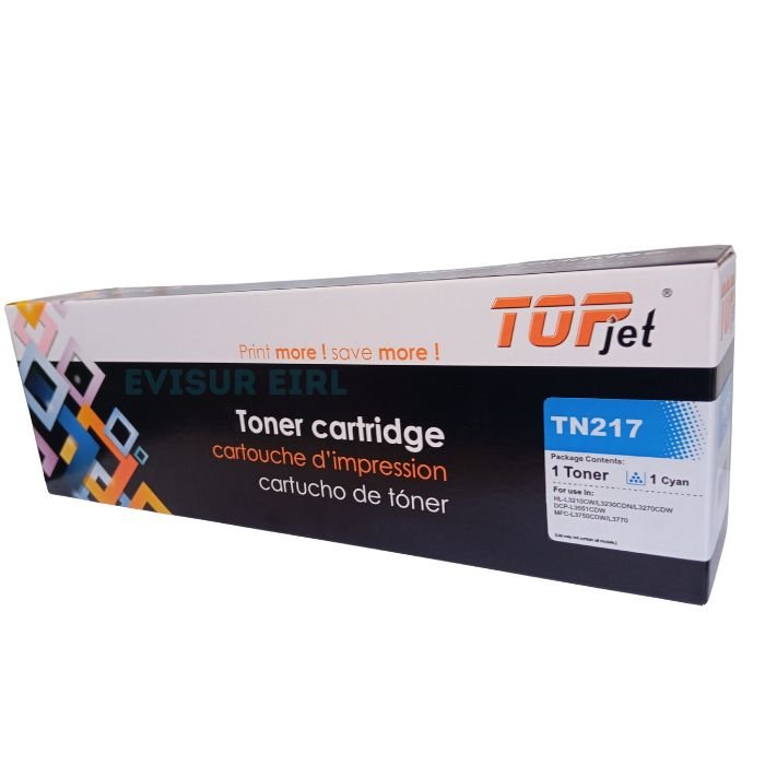 TONER COMPATIBLE BROTHER TN-217 CIAN HL-L3230CDW, L3550CDW