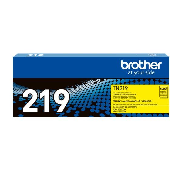 TONER BROTHER TN-219Y YELLOW (AMARILLO) 1,200 PAG.