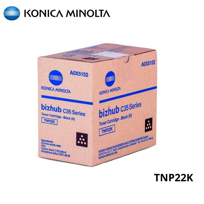TONER KONICA MINOLTA TNP22K NEGRO BIZHUB C35P