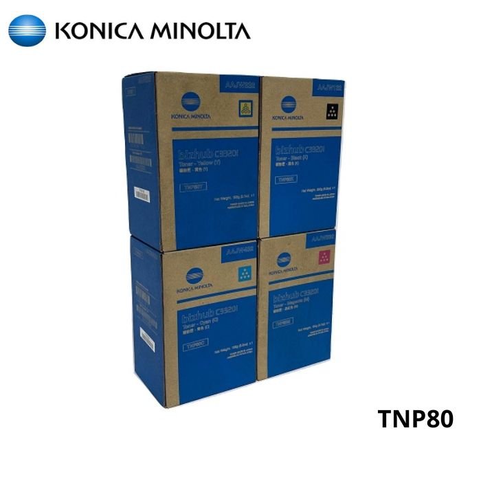 TONER KONICA MINOLTA TNP80 Bizhub C3320i KIT COMPLETO