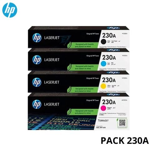 TONER HP 230A PACK COMPLETO PARA 4203, MFP 4303