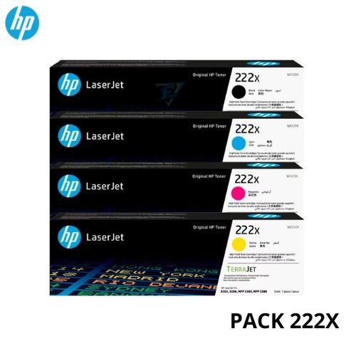TONER HP 222X PACK COMPLETO PARA M3303fdw
