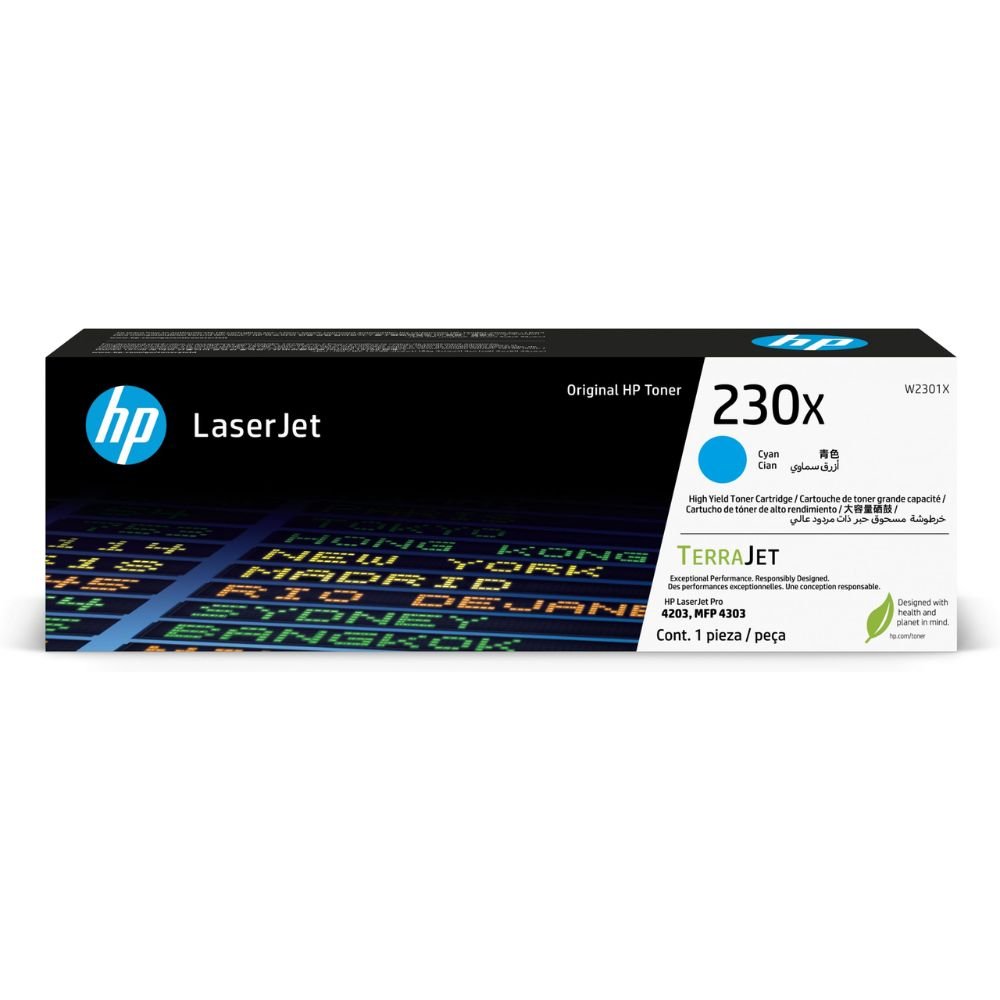 TONER HP W2301X (230X) L.J. CYAN 5.5 KPGS