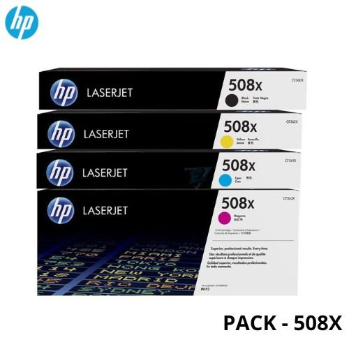 TONER HP 508X PACK COMPLETO PARA  MFP M553
