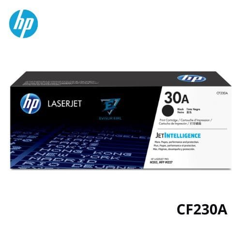 TONER HP 30A CODIGO CF230A NEGRO ORIGINAL
