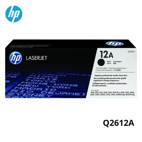 TONER HP 12A CODIGO Q2612A  LaserJet 1020, M1319, 3055, M1005