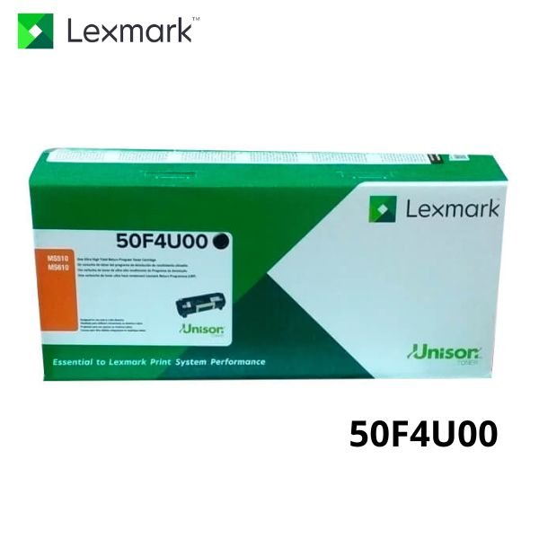 TONER LEXMARK 50F4U00 NEGRO MS410, MS610 ORIGINAL