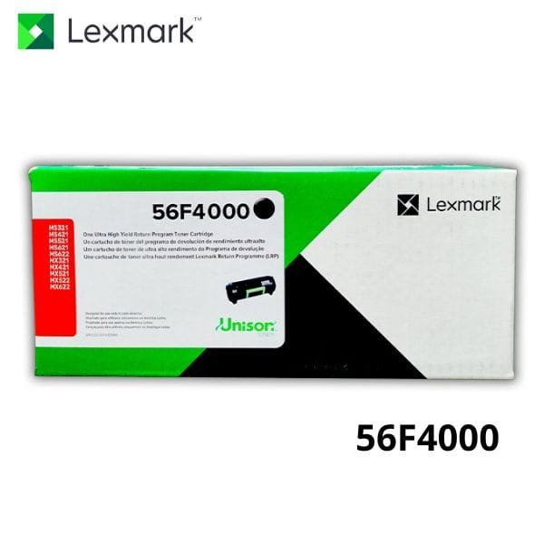 TONER LEXMARK 56F4000 NMS421dn, MX421ade, 564 NEGRO