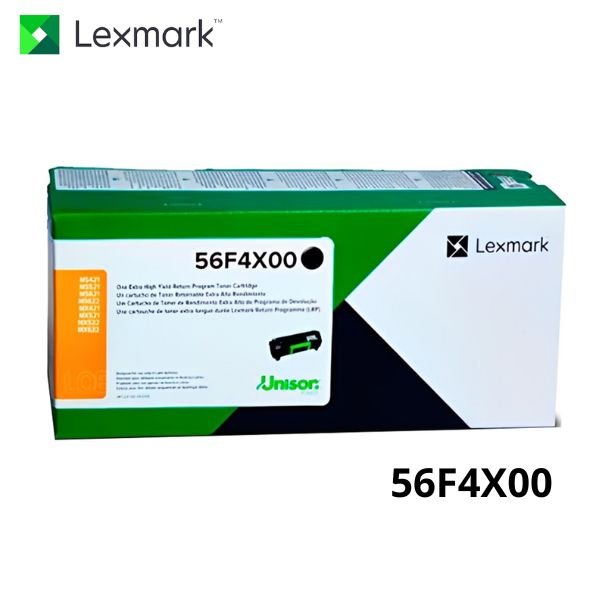 TONER LEXMARK 56F4X00 NEGRO, MS521, MS621, MX521