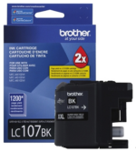 Tinta Brother LC-107BK Negro 1,200PG MFC-J4510DW MFC-J4410DW - Imagen 2