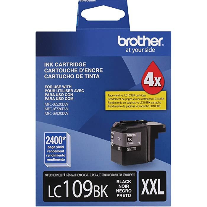 Tinta Brother LC-109BK Negro 2,400PG MFC-J6720DW MFC-J6920DW