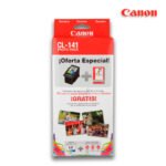 Tinta Canon CL-141 + Papel Foto 4″X6″ Tricolor 180 Pag