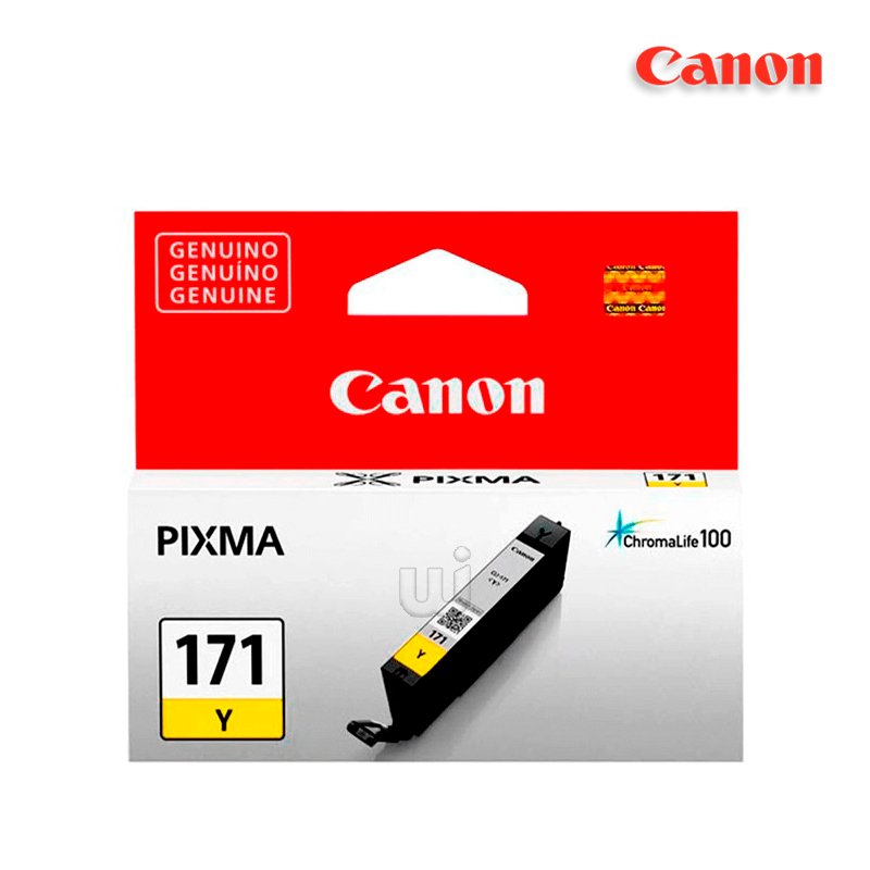 Tinta Canon CLI-171 Yellow 6.5ML 300Pag. MG5710 MG6810