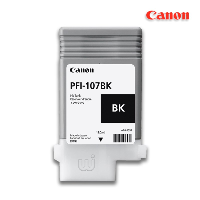 Tinta Canon PFI-107BK Negro 130ML iPF680 iPF685