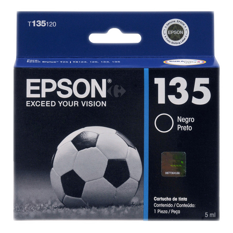 Tinta Epson T135120 (135) Negro 180 Pag