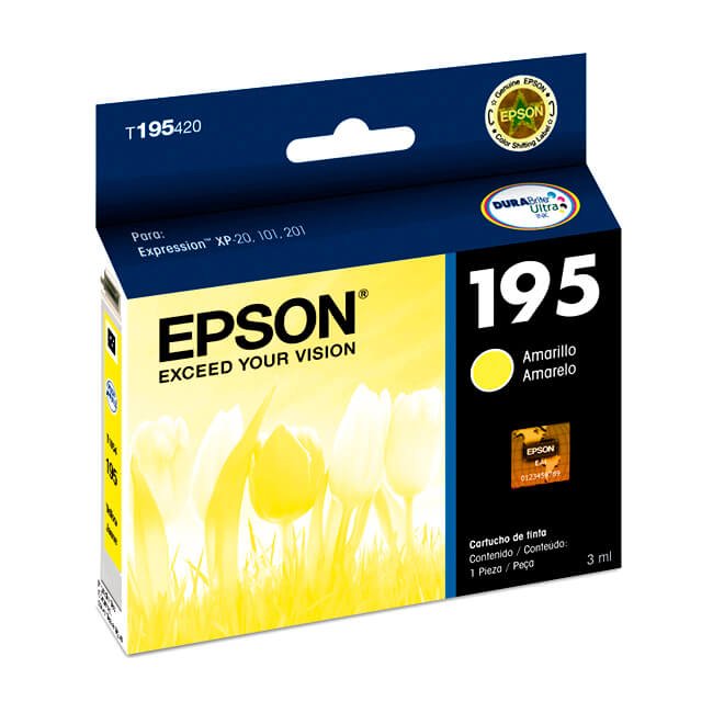 Tinta Epson T195420 (195) Yellow 210 Pag