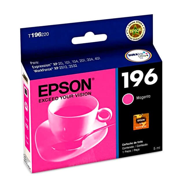 Tinta Epson T196320 (196) Magenta 290 Pag