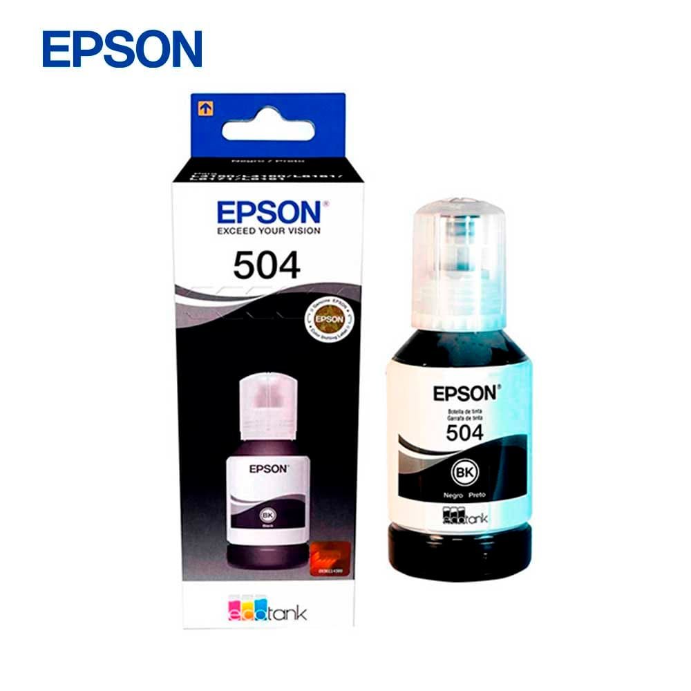 TINTA EPSON 504 NEGRO T504120 ORIGINAL