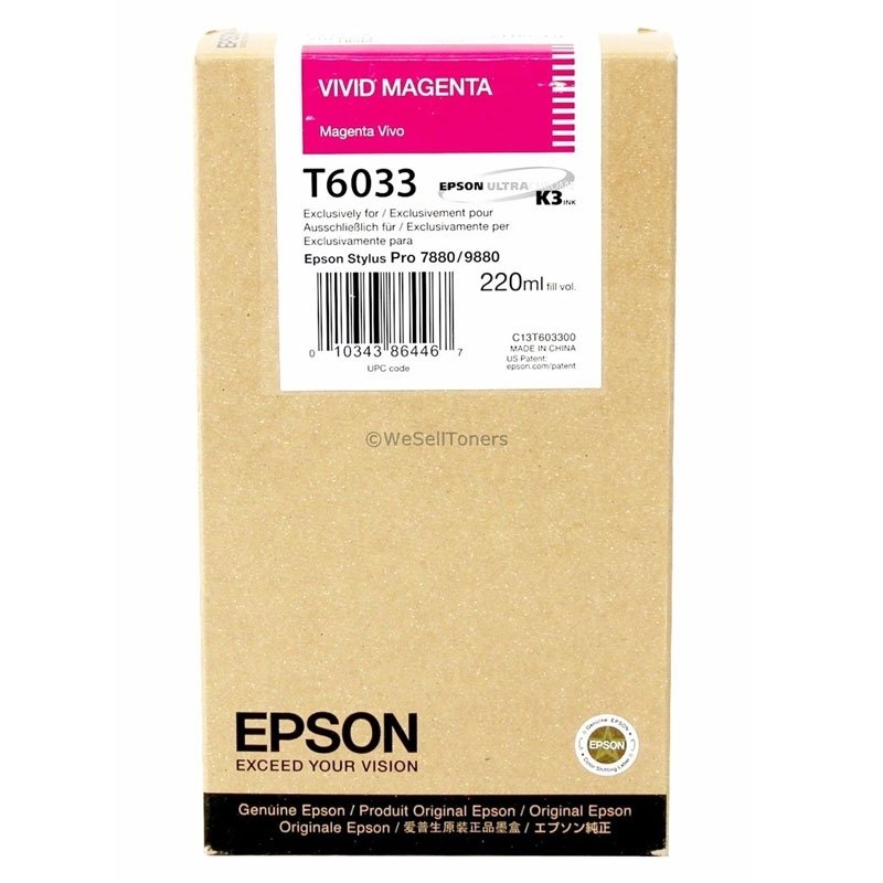 Tinta Epson T603300 Vivid Magenta (220ML)