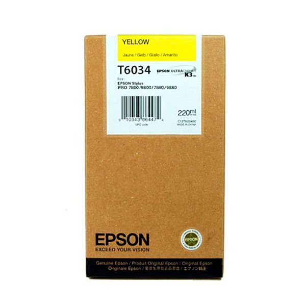 Tinta Epson T603400 Yellow (220ML)