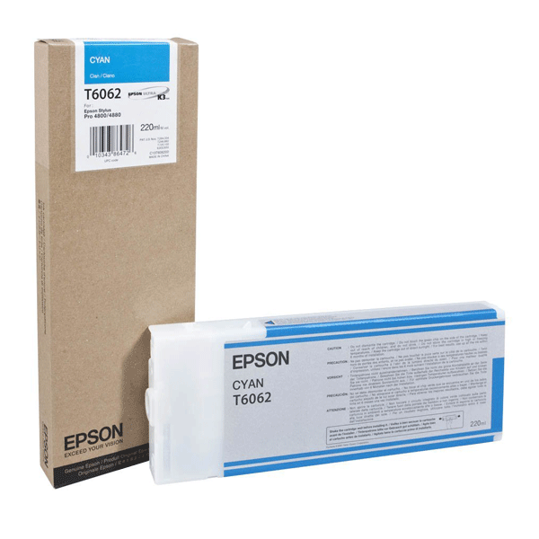 Tinta Epson T606200 Cyan (220ML)
