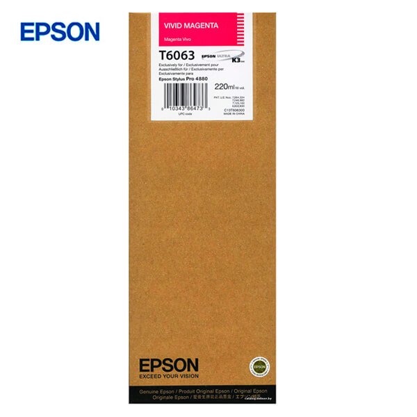 Tinta Epson T606300 Vivid Magenta (220ML)