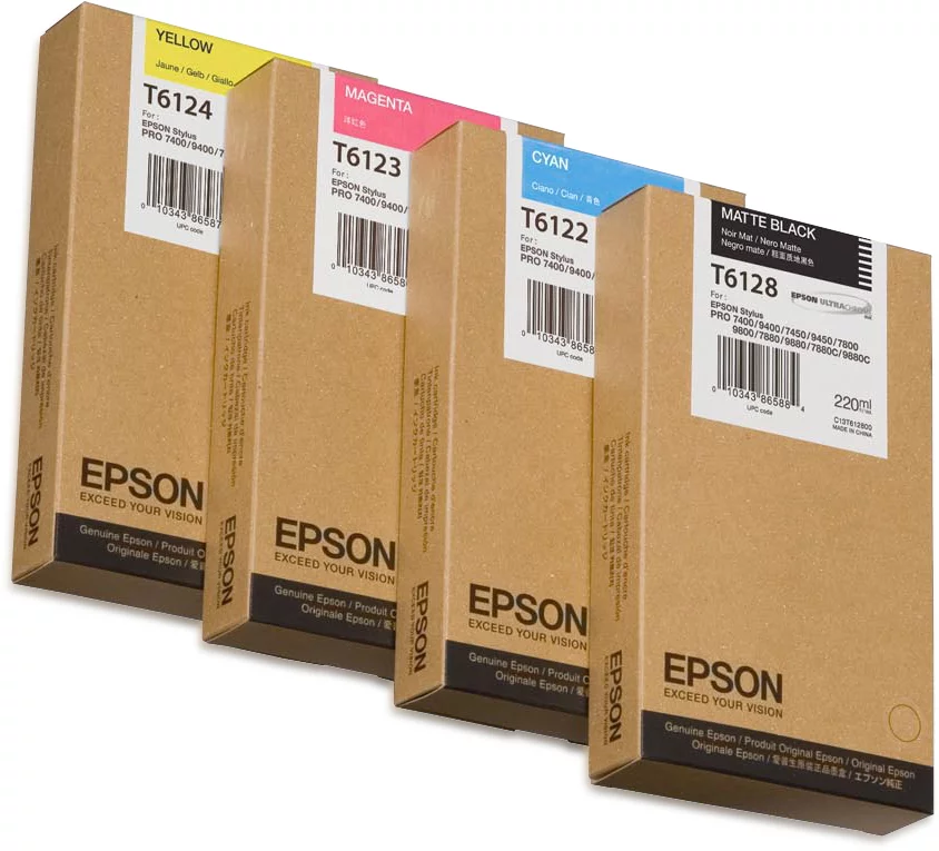 Tinta Epson T612800 Negro (220ML)