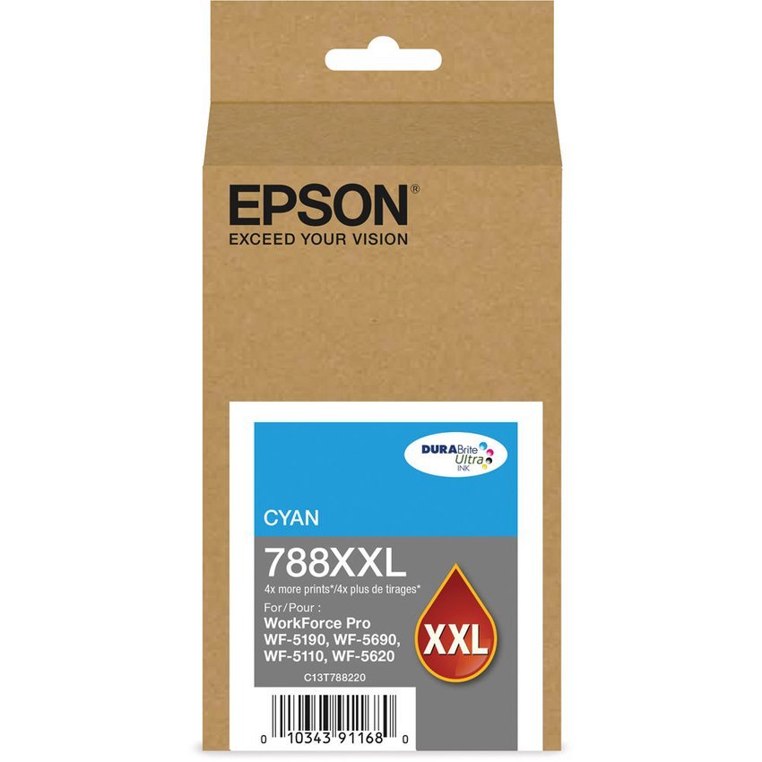 Tinta Epson T788XXL220 Cyan 4,000 Pag