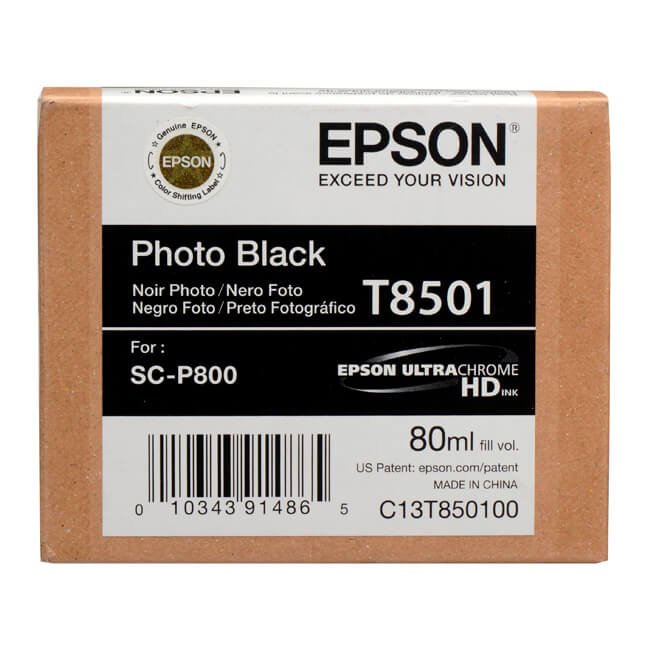 Tinta Epson T850100 Photo Black 80ML SC-P800