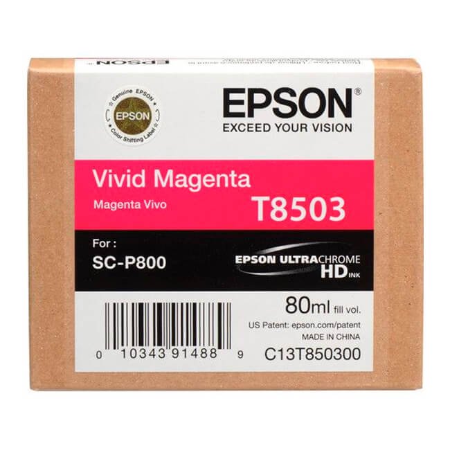 Tinta Epson T850300 Vivid Magenta 80ML SC-P800