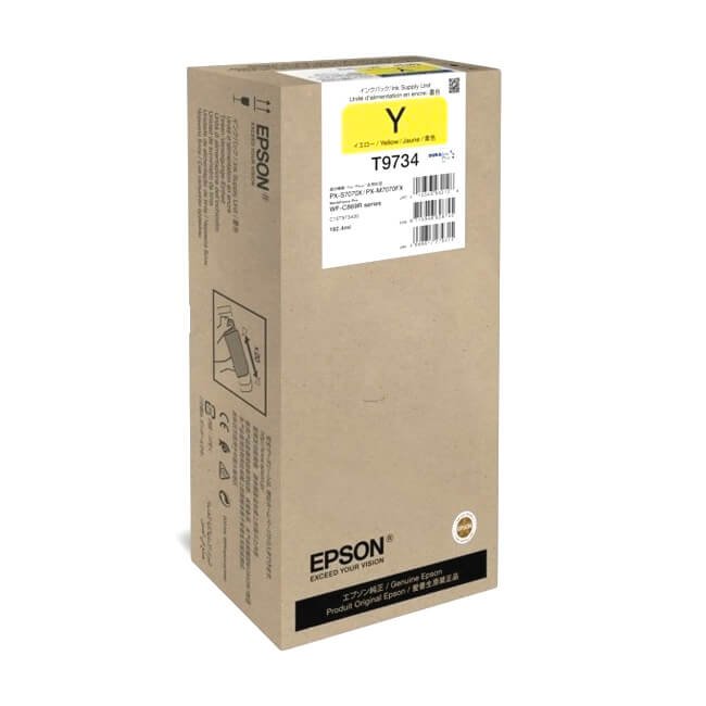 Tinta Epson T973420 Yellow (22,000 Pag.) WF-C869R
