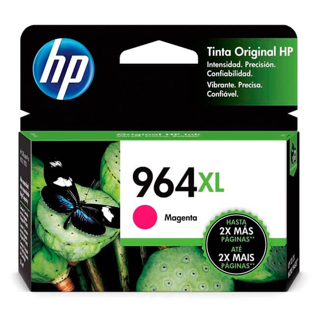 Tinta HP 3JA55AL (964XL) Magenta 1,600 Pag