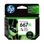 Tinta Hp 667XL 3YM80AL Tricolor 330 Pag. | DeskJet 2775, 6475