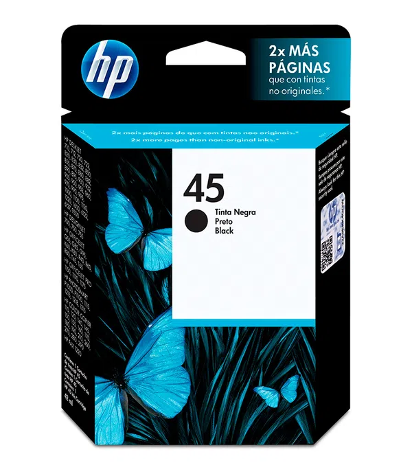 Tinta HP 51645AL (45) Negro 930 Pag