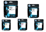 Tinta HP B3P13A (727) Cyan 40ML DesignJet T1500 - Imagen 3
