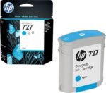 Tinta HP B3P13A (727) Cyan 40ML DesignJet T1500 - Imagen 2