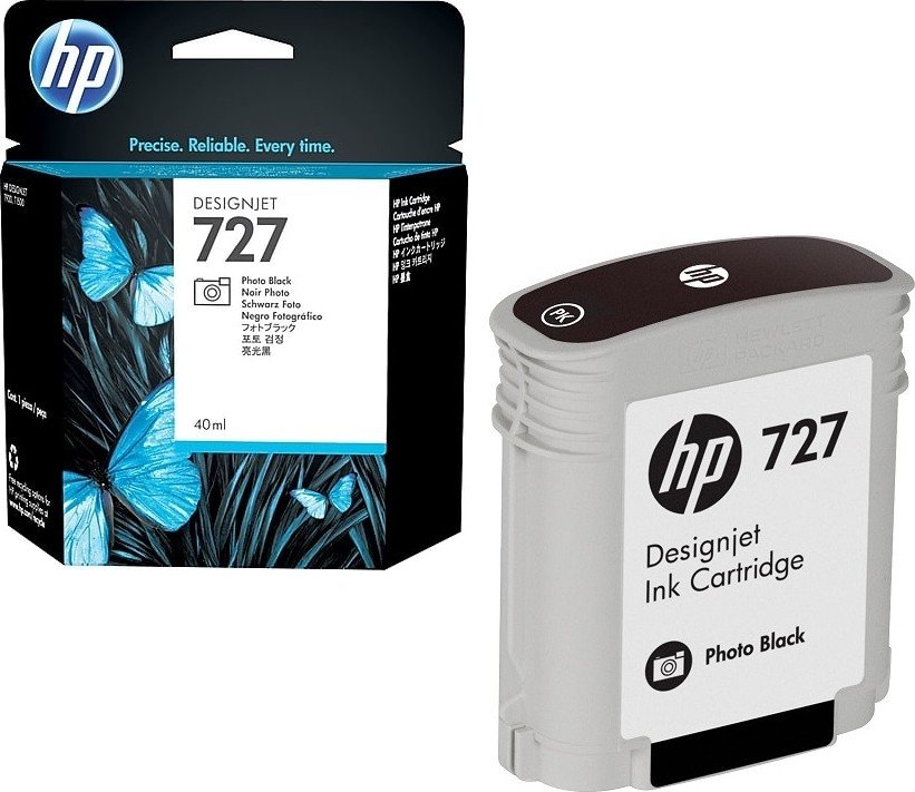Tinta HP B3P17A (727) Photo Black 40ML DesignJet T1500