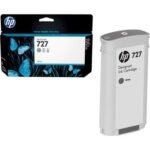 Tinta HP B3P24A (727A) Gray 130ML DesignJet T1500 - Imagen 2