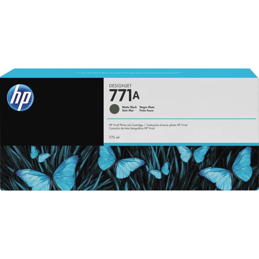 Tinta HP B6Y15A (771A) Matte Black 775ML DesignJet Z6200