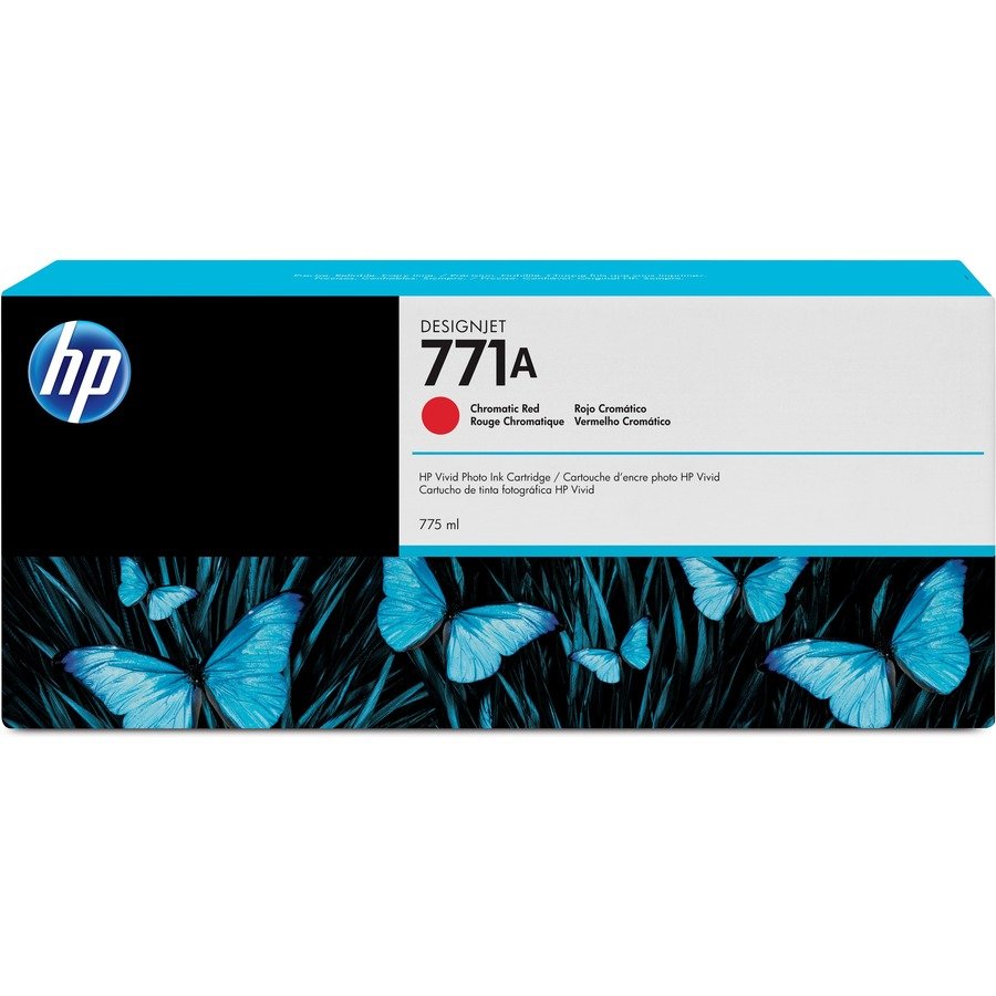 Tinta HP B6Y16A (771A) Chromatic Red 775ML DesignJet Z6200