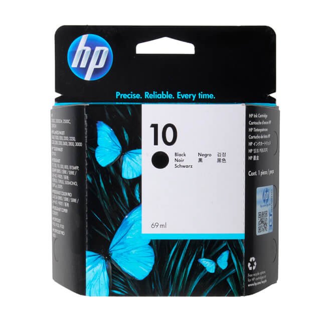Tinta HP C4844A (10) Negro 2,200 Pag.  InkJet 1000