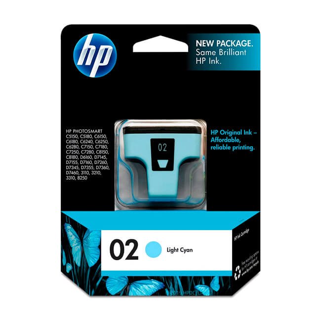 Tinta HP C8774WL (02) Light Cyan 400 Pag PhotoSmart C5150