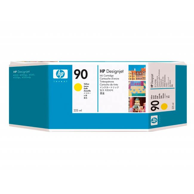 Tinta Hp C5064A (90) Yellow 225ML DesignJet 4000