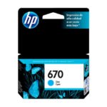 Tinta Hp CZ114AL (670) Cyan 300 Pag.