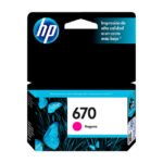 Tinta Hp CZ115AL (670) Magenta 300 Pag.