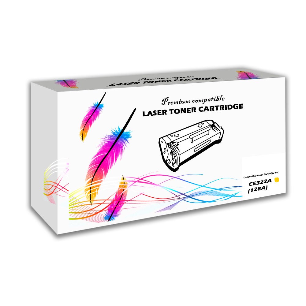 Toner Compatible HP 128A Yellow LaserJet PRO CP3525, CM3530