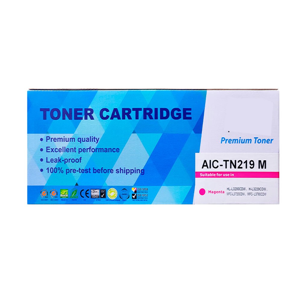 Toner Compatible TN-219M Brother Magenta L3280CDW DCP-L3560CDW MFC-L3760CDW