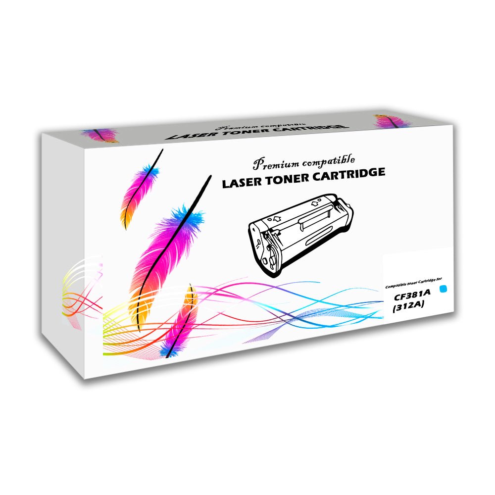 Toner HP 312A Compatible Cyan CF381A M476nw/M476dw 2700 Pag.