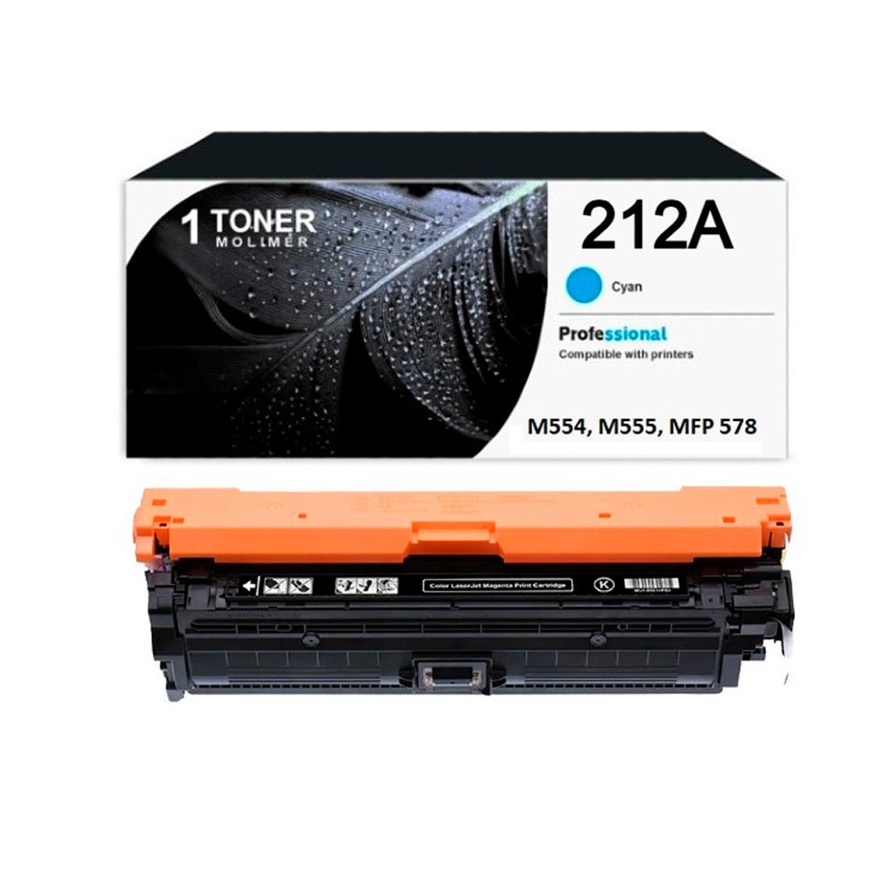 Toner HP Compatible 212A Cyan W2120A 5,500 Paginas Alta Calidad