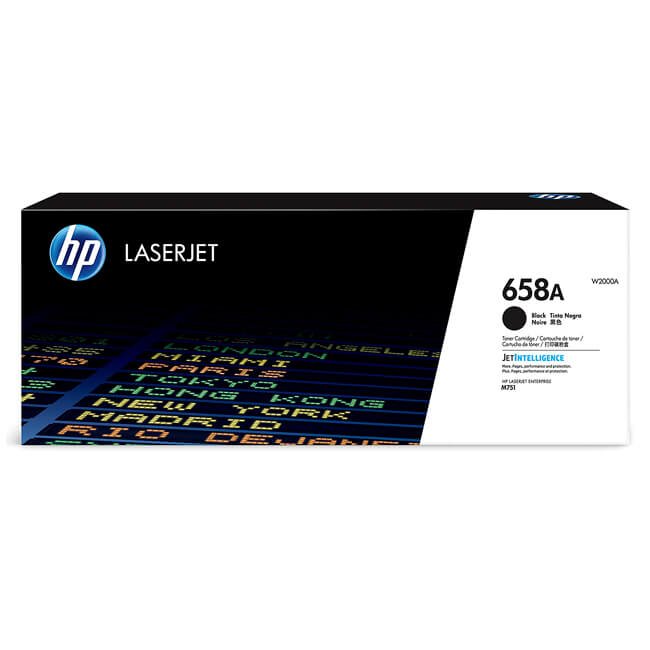 Tóner Hp 658A (W2000A) Negro 7,000 Pag Color LaserJet Enterprise M751